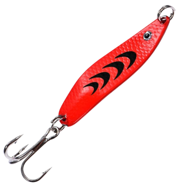 7 gram trout spoon lure red colour