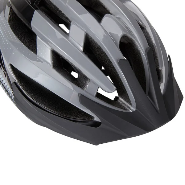 Close up of bicycle helmet