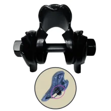 Bike Seat Mount For Mounting to post and Saddle Rails