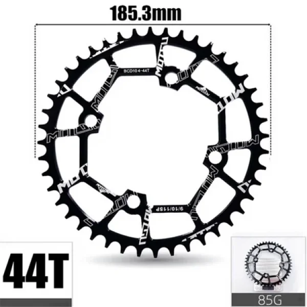 Bucklos 64/104BCD MTB Chainring – 22-44t Steel Sprocket For Shimano 4-Arm Cranks