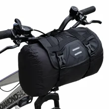 Black Handlebar Bag 10L Dry Bag NB10LHB-LT Black Bike Front Storage with Sleeve