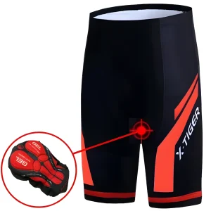 Padded Cycling Shorts Black (XL) Extra Large Size PBS-2007-XL