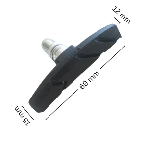 v brake pad dimensions