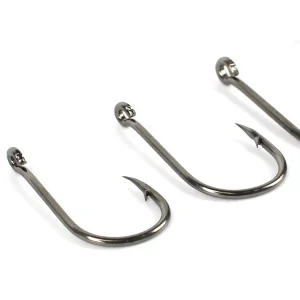 close up shot of suckerme fish hooks