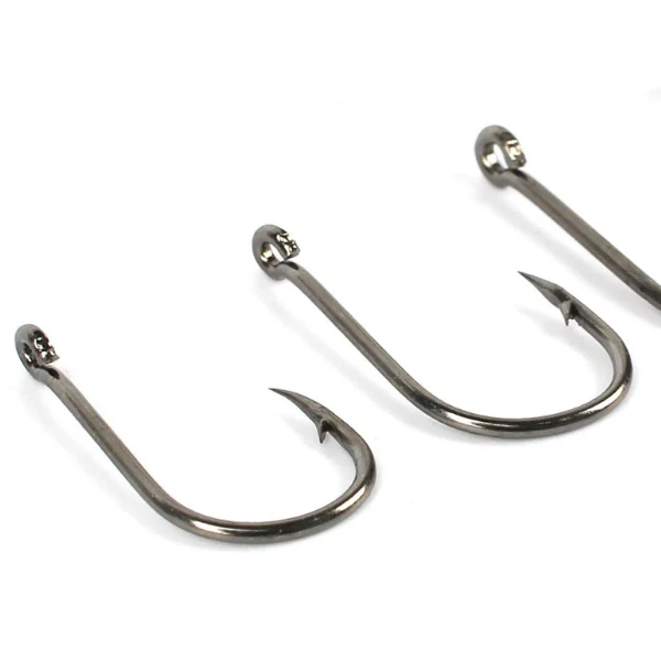 close up shot of suckerme fish hooks
