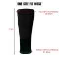 calf compression sleeve fitment guide