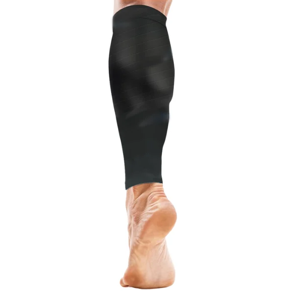 calf compression sleeve universal fit pair black colour  1 