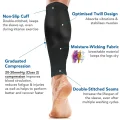 leg calf compressions sleeve features