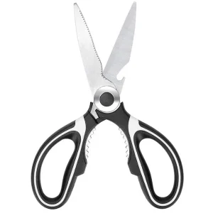 Fish scissors with nut cracker