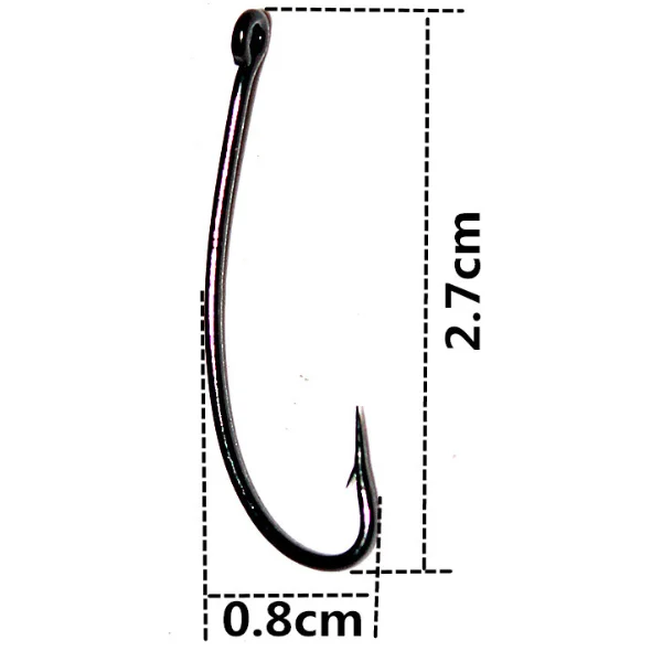 Suckerme fishing fly hook size