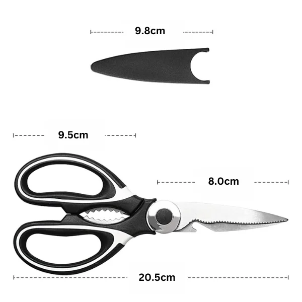 fish scissors dimensions
