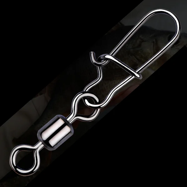 fishing swivels black background
