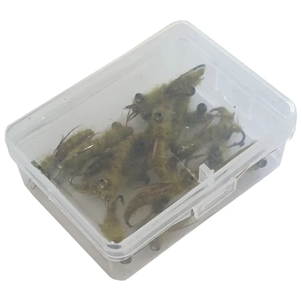 green trout fly box closed