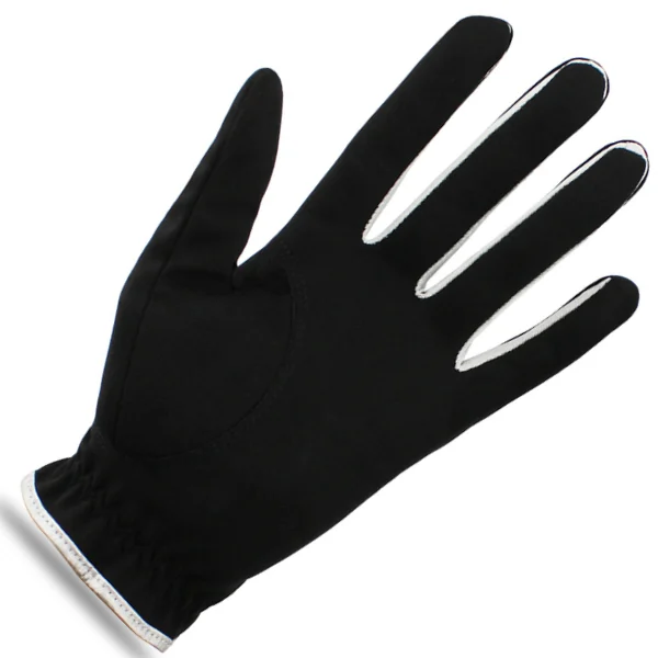 left hand golf glove black colour