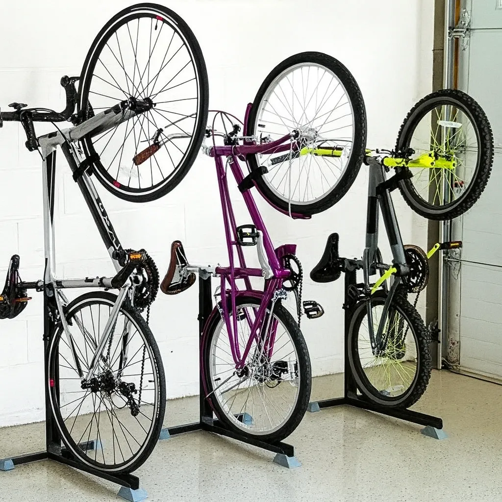 image of efficient bike storage solution for garages