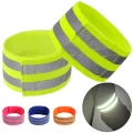 Hi Vis Bands Reflective Arm Band 2 Pack Yellow Orange Blue Pink