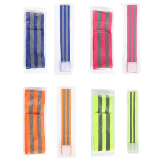 aRM BAND COLOURS IN RANGE YELLOW PINK ORANGE AND BLUE
