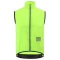 front view of yellow vest for bikes