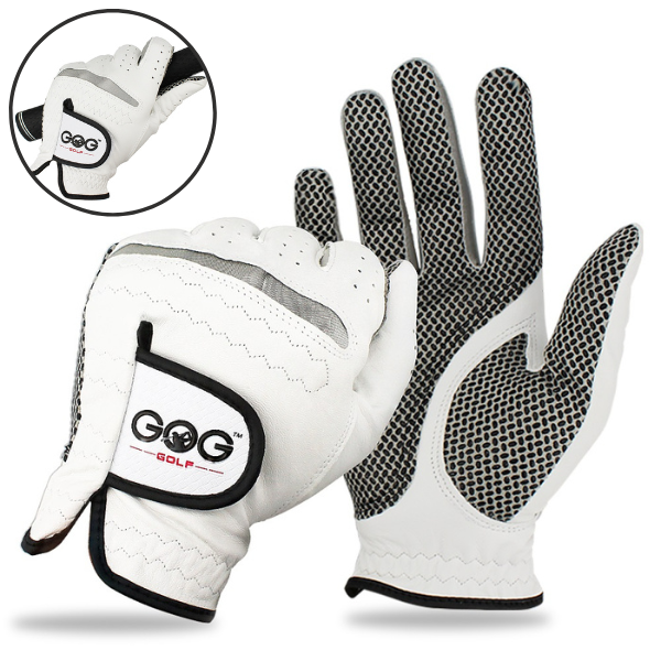 Extra Grippy Breathable White Golf Glove for Left Hand GOG0008W