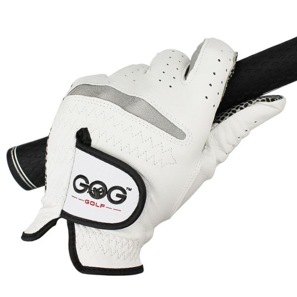 Extra Grippy White Golf Glove for Left Hand (3)