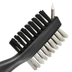 double side head on cleaning brush for golf clubs