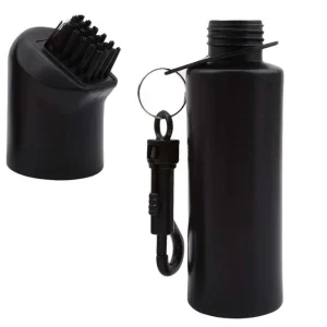 bottle and brush head of golf club cleaning kit