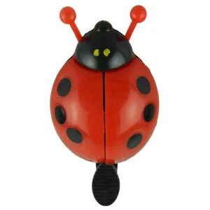 red ladybug bike bell closed