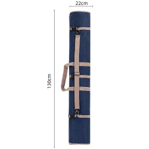 Fishing Rod Carrier with 8 Compartments Suckerme Blue 120cm