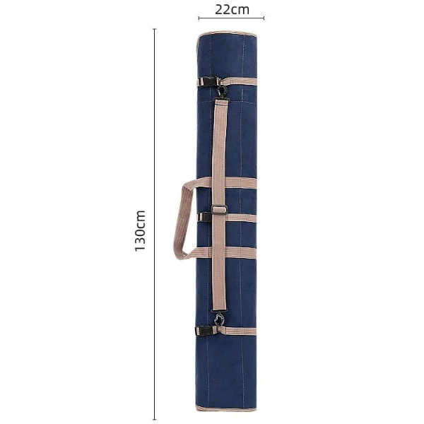 Fishing Rod Carrier with 8 Compartments Suckerme Blue 120cm