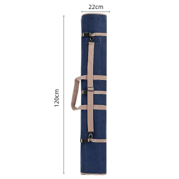 Fishing Rod Carrier with 8 Compartments Suckerme Blue 120cm