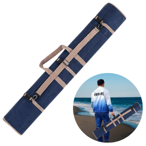 Fishing Rod Storage Bag with 8 Compartments Suckerme Blue 150cm