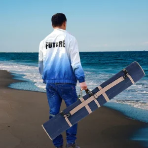 Man Holding Rod Storage Bag