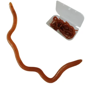 10cm Artificial Worms 20 Pack Suckerme SMAW1020PK
