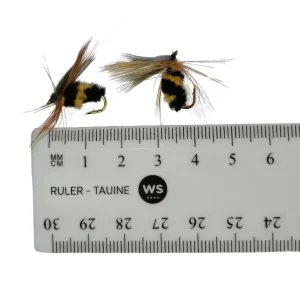 approximate dimmensions of suckerme bee flies
