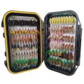Fishing Fly Set with 114 Flies and Plastic Storage Box Suckerme SMF114 PACK