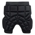 rear flat view of childrens padded impact butt protection