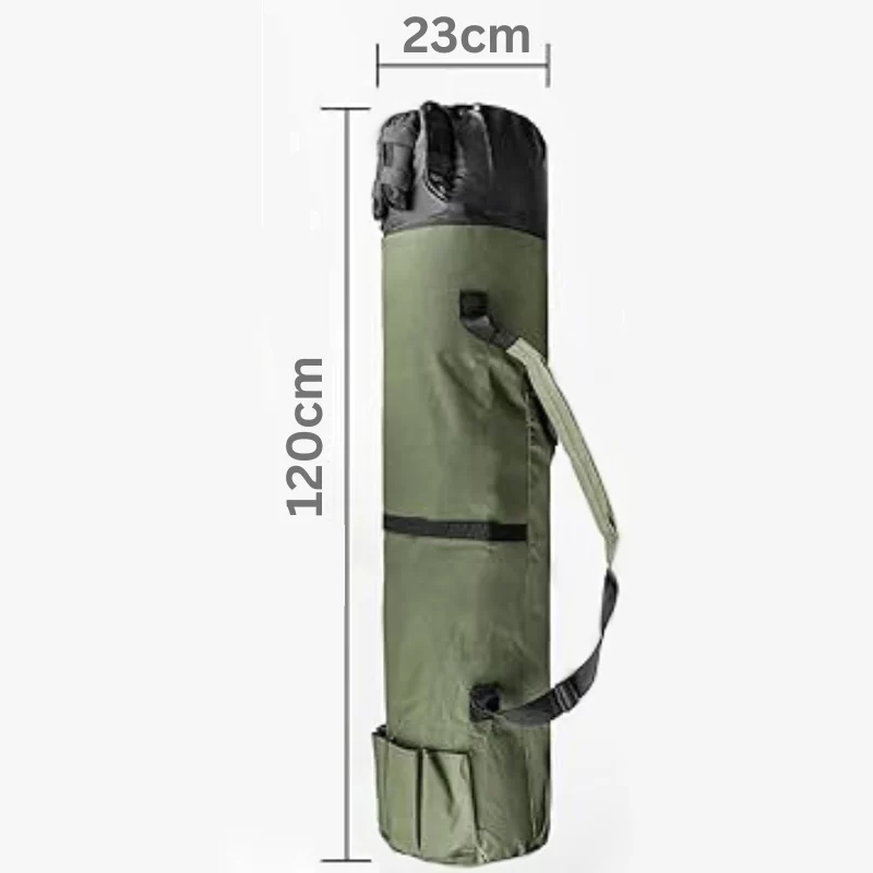 dimensions of fishing rod bag