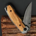 Wooden-Handle-Folding-Pocket-Knife-half-open