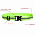 main_Yellow High Visisbility Strap Belt with Reflective Stripe Exploded Features