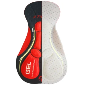 construction view of gel padded bicycle riding shorts