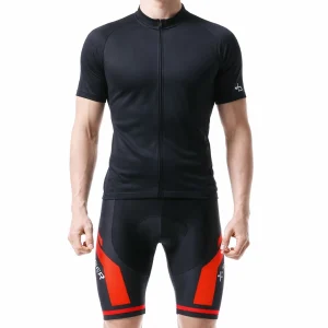 model wearing gel padded cycling shorts