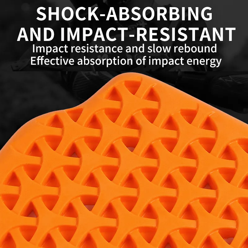 shock absorbing and impact resistant back padding protection