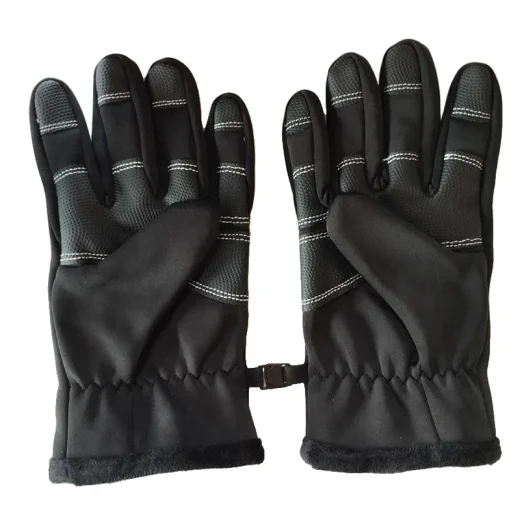 winter gloves pair for men and women palm view