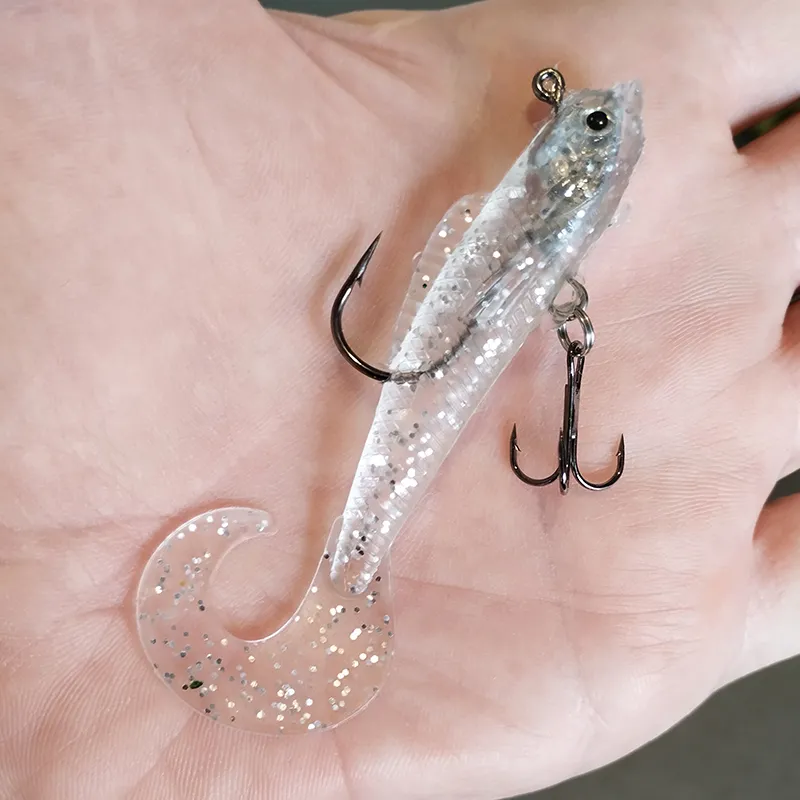 Crystal Curse softabit lure held in a hand
