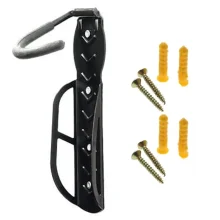 Heavy Duty Bike Wall Hanger with Moveable Hook Vertical Rack for Garage Storage
