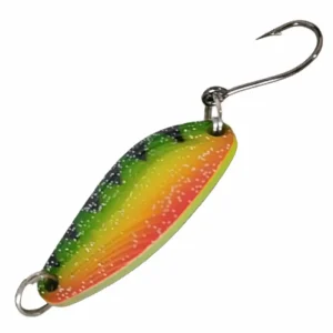 Lakeflare trout spoon lure with glitter finish for clear lake fishing NZ