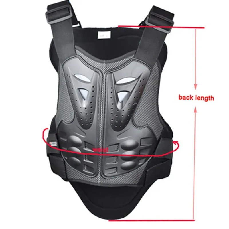 motocross impact vest size measurement guide