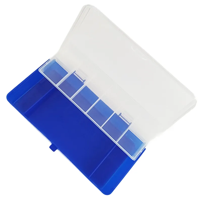 Small Fishing Tackle Box – Dual-Level Storage for Hooks and Lures