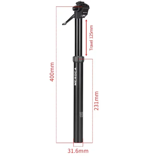 31.6 mm Dropper Post with a 125mm Drop