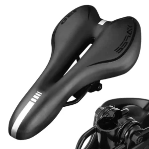 Gel Bicycle Saddle with Ventilation Slot for Extra Riding Comfort